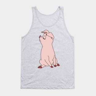 Hen Wen, Psychic Pig from the Black Cauldron, Sassy Tank Top